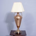 Magnificent Copper And Brass Victorian Urn Lamp
