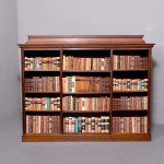 Quality, Late Victorian Large Mahogany three-section Open Bookcase
