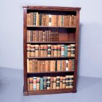 Rare Solid Rosewood Early Victorian Tall Open Bookcase