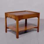 Georgian Style two tier Craftsmen-made, Mahogany Occasional or Coffee Table