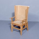 A Large Oak Framed Orkney Chair