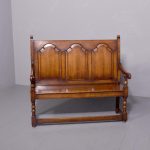 Large Triple Back Hall Bench