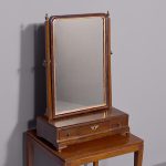 George II mahogany dressing mirror with its original mirror plate