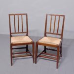 Pair of Mahogany chairs from King Edward VII Coronation