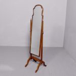 Mahogany Framed Cheval Mirror