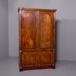 George IV Mahogany Hanging Linen Press