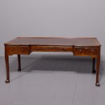 Rare, large crossbanded mahogany Whytock & Reid desk or library table