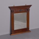 Carved Mahogany Wall Mirror