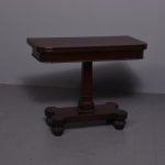 Early Victorian rosewood games table