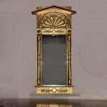 William IV with a stylish carved and gilded architectural pediment