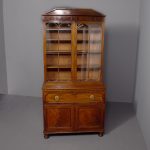 A George IV Mahogany Secretaire Bookcase.