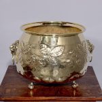 Dutch Brass Circular Jardinière