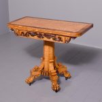 Rare George IV Birdseye Maple and Rosewood Tea-Table