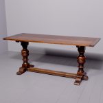 Large Jacobean Style Oak Refectory Table
