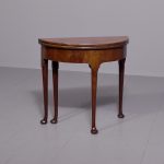 Early George III D Shaped Card Table