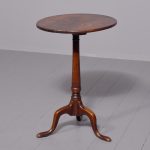 George 2nd mahogany tripod occasional table
