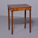 George IV neat-sized mahogany side table with frieze drawer