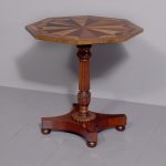 Octagonal Specimen Wood Occasional Table