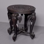 Profusely Carved Indian Occasional Table