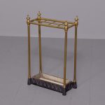 Victorian Brass and Cast Iron Stick Stand