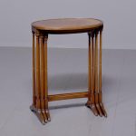 Nest of Three Georgian Style Occasional Tables