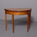 George III Satinwood Card Table